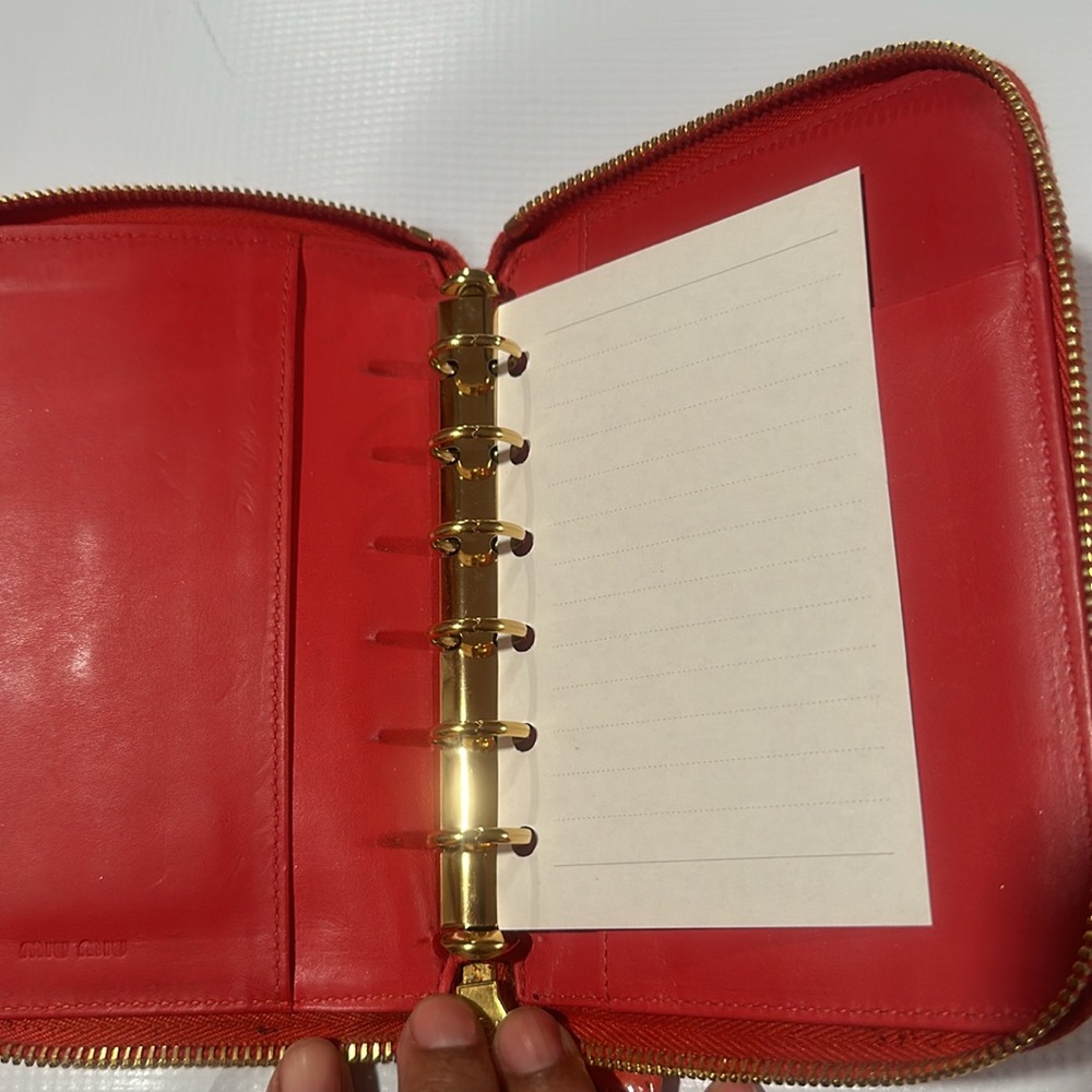 Miu Miu Agenda With Color Transfer On The Outside… - image 2